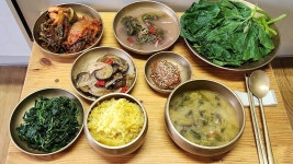 그리운 친정엄마, 만원 이하로 차린 추억의 밥상
