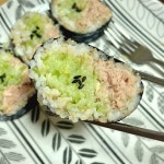맛있는 와사비마요소스로 시원한 오이참치김밥 만들기