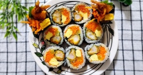 새우튀김 김밥 만들기 사세 왕새우튀김 김밥