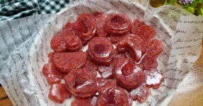 산딸기로 수제양갱이 만들기