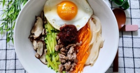 오색 비빔밥 만들기 야채 나물 비빔밥 간단하게 비빔밥 재료 만들기