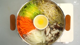 야채찜비빔밥