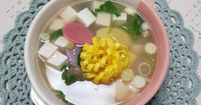 두부떡국 만들기 /전라도 토속음식 맛있게 끓이는법 /명절음식 설날 구정 요리 레시피