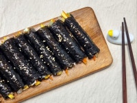 주말 점심 스팸 야채 꼬마김밥 만들기