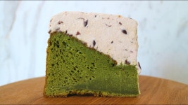 촉촉 묵직한 그린티 갸또와 단팥크림 : GREEN TEA GATEAU | 안젤라 베이킹