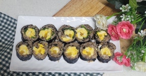 들깨계란김밥..