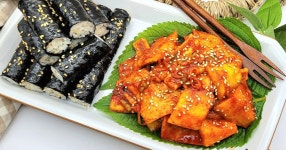 충무김밥 무김치 / 어묵무침 / 오징어초무침 만들기