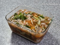 가자미 물회 / 바다가보이는 해변가 횟집에서 먹는 맛