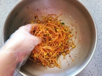 콩나물무침 만드는법 / 빨간 콩나물무침 레시피