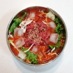 장흥한우 육회 물회 만들기 시원한 물회 육수 양념 만드는법