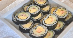 [냉털 레시피] 참치, 명란 : 계란 김밥 만들기