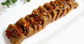 도토리묵 가루로 만드는 법 간장 양념장 만들기