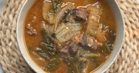 우거지해장국 시골 장터 그 맛 소고기국밥 범일콩된장