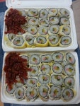 계란말이김밥과 내가만든 핵폭탄 양념장으로다 매운오뎅 해먹었네요~콧물찍 눈물찍ㅜ근데 매운맛은 절대 멈출수없다는거ㅋㅋ 