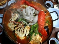 좋은 사람과 맛난 해물탕에 송년회했어요~노량진에서 해산물 듬뿍구입해 싱싱하니 아주맛나요 