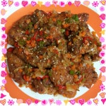 저녁을일찍먹었더니얘들이간식이 자꾸땡기나봐요~~~ 치킨시켜줄라다냉동실에닭윙사다논게 있어깐풍기해줬네요!!! 옴마야~~이것두부족했나!!... 