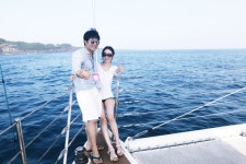 안녕하세요, 새내기 쉐프 지니하우스예요. ^^ 제주도민 7개월차인데요, 얼마전 피서겸 요트투어를 다녀왔어요. 바다사진으로나마 잠시 무더위를... 