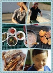 꼬꼬언니 만나고 왓네요 ㅎㅎ 둘이 놀다 꼬꼬언니네 가서 닭바베큐 구버... 맛본 언니반찬 짱~~~귀요미 역시 애교쟁이 분위기 메이커 ㅎㅎ 또 가고... 