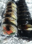 훌쩍이네 저녁이요~^^ 동생이 김밥을 사와서 김밥 먹었어용~ㅎㅎ 신랑이랑 2줄만 먹기가 아쉬워서리 만두도 같이 먹었네용~ ㅋㄷㅋㄷ~~ 호떡은... 