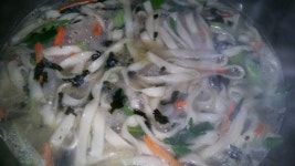 야밤에 칼국수 대령합니다~~ㅋ 