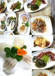 기념일마다오던 횟집가서 랍스타먹고 왔어요~^^ 반은 회로....반은 찜으로.... 이집은 스끼도.잘나와서.배터지게 먹었답니다.... 모두 즐거운... 