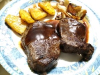 한우 1+ 안심 스테이크예요~~^^ 굿5~~~^^ 누텔라, 크림치즈 샌드위치... 콜리플라워 피클에 혼합장아찌...궁합이 좋아요 