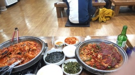 연희동 월슨 철판 동태찜 여기 진짜 맛나요 줄이 빽빽 