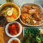 (계란사랑) 다싯물에 대파가 들어가긴 하지만 고명으로 더 올려 주면... 파무침 #진정한생일상 #아내손맛 #감사한날 #오늘은이거먹어요 #조촐한잔치 