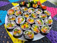 저녁은 김밥에 파스타 매운떡볶이~ 