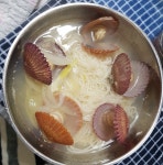 가리비풍년이네용♡🤗찌고 굽고 탕으로 😋 호로록호로록 국수🍜추운날엔👍👍👍😙!!!!!!~~~♡♡♡ 