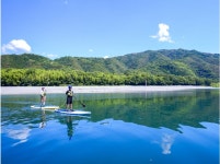 [Kochi] The Niyodo blue river experience SUP adventure in Kochi and JR All Shikoku Pass (3, 4, 5, 7 Days) Package - LIVE JAPAN