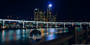 부산 수영강 야경입니다~ - 폰카갤러리 - 알고사