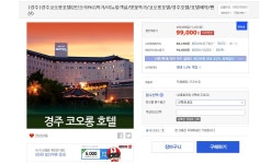 경주 코오롱 호텔 2인 조식포함 패키지 봄맞이 특가 (99000원 / 무배) - 국내 알고사 - 알고사