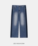 리치무드 [MOODJEAN] 032 아웃라인 워싱 와이드 p (1color)