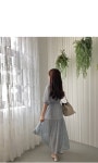 [BABARIN] 라피뉴 플라워 스트랩 원피스 - 리리앤코 [BABARIN] 라피뉴 플라워 스트랩 원피스