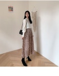플리플랑 플라워 밴딩 롱 스커트 - 리리앤코 플리플랑 플라워 밴딩 롱 스커트