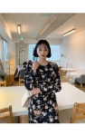 로아첼 언발란스 플라워 원피스 - 리리앤코 로아첼 언발란스 플라워 원피스