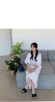 [BABARIN] 요롤리 스퀘어넥 프릴 롱 원피스 - 리리앤코 [BABARIN] 요롤리 스퀘어넥 프릴 롱 원피스