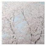 cherry blossoms tile | Zazzle