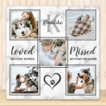 Dog Photo Collage Keepsake Pet Loss Pet Memorial Plaque | Zazzle