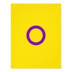 Instersex Flag Flyer | Zazzle