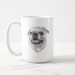 Pug Dog Mug | 15 oz | Zazzle