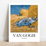 The Siesta by Vincent van Gogh Poster | Zazzle