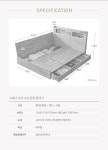 침대프레임 > 고메나 LED 수납 원목 침대 Q | 오늘의집 쇼핑 고메나 LED 수납 원목 침대 Q