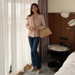 리라 브이넥 트위드 자켓(2일간 이가격) - rozley 로즐리