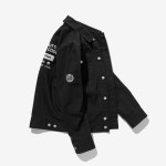 THEBOUNCE 엘엠씨BACK AD TRUCKER JACKETBLACK