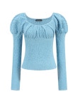 [런웨이티켓]Juliet Night Long Sleeve_Blue [W CONCEPT]