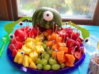 Monsters Inc Birthday Party Ideas | 괴물, 몬스터 주식회사 및 과일 Monsters Inc Birthday Party Ideas