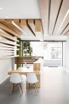 wood timbers + white  |  reception desk + lobby | Track & Slot Details | Pinterest | 리셉션, Eames 및 Lobbies Track & Slot Details