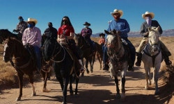 A young Navajo woman inspires her community to head to polls on horseback: Our ancestors fought for this right